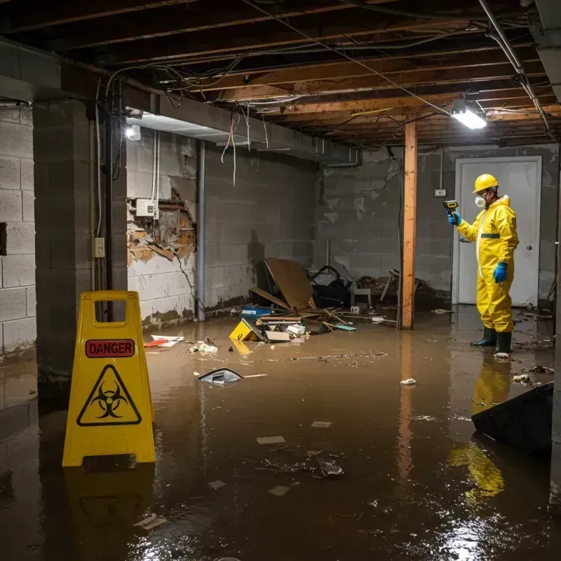 Flooded Basement Electrical Hazard in Dillsburg, PA Property